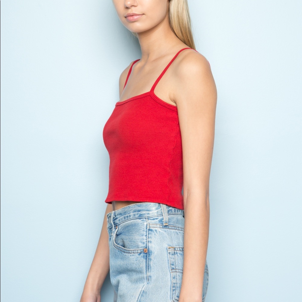 Brandy Melville red tank top